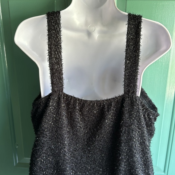 Rare John’s Girl Collectibles shimmery and fuzzy tank top! - Picture 5 of 7